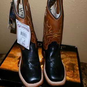 NEW Old West Boy's Cowboy Boots Size 10